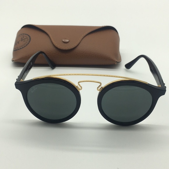 Ray-Ban Accessories - BRAND NEW Ray-Ban Gatsby Black Gold Sunglasses